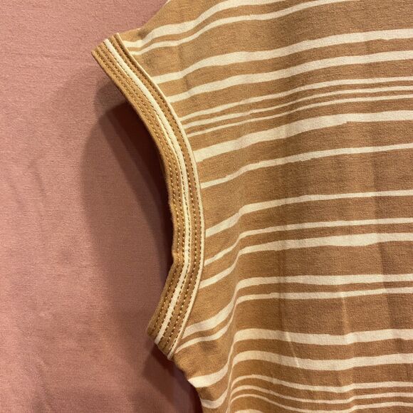 Bundle Of 2 L Seamless Cap Sleeve Cami Crop Tops NWT Rose And Tan Rayon/Spandex - Picture 6 of 15